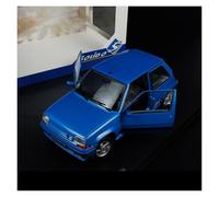 Classique Die Cast Modèle Modèle Réduit De Voiture Renault 5 GT Turbo MK1 MK2 Ornements De Porte Ouvrants en Alliage Rouge Échelle 1:18 Miniature De Collection(Blue)