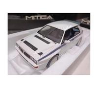 Classique Die Cast Modèle Modèle Réduit en Résine Blanche pour Lancia Delta Evo II 1/18 Souvenir pour Adulte Exposition Statique Collection Miniature De Collection