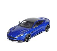 Classique Die Cast Modèle Modèle Réduit Voiture Aston Martin Vanquish S en Résine L'échelle 1:18 Bleu pour Collectionneurs Et Passionnés Voitures Miniature De Collection