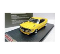 Classique Die Cast Modèle Modèle Réduit Voiture Mazda Savanna S124A RX-3 en Résine Jaune 1/43 Souvenir Classique pour Adulte Exposition Statique Miniature De Collection