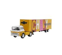 Classique Die Cast Modèle Modèle Voiture Alliage Moulé sous Pression 1:43 pour Camion Porte-conteneurs À Cabine Basculante Chevy C65 Collection Miniature De Collection