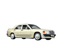 Classique Die Cast Modèle Modèle Voiture Alliage pour Mercedes Benz 190E 2.3-16 1984 Version Aile Arrière Collection pour Adultes Décoratif 1:18 Miniature De Collection