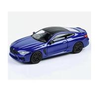 Classique Die Cast Modèle Modèle Voiture en Alliage BMW M8 Coupé Échelle 1/64 Souvenir Classique pour Adulte Affichage Statique Jouet Collection Miniature De Collection(Blue)