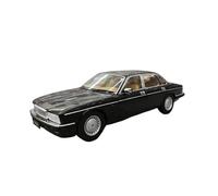 Classique Die Cast Modèle Modèle Voiture en Alliage Entièrement Ouvert Modèle Classique Collection pour Jaguar XJ6 XJ40 Rouge Et Noir Échelle 1/18 Miniature De Collection(Black)
