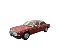 Classique Die Cast Modèle Modèle Voiture en Alliage Entièrement Ouvert Modèle Classique Collection pour Jaguar XJ6 XJ40 Rouge Et Noir Échelle 1/18 Miniature De Collection(Red)