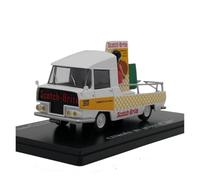 Classique Die Cast Modèle Modèle Voiture en Alliage Moulé sous Pression pour Citroën HY Scotch 3M H-Type Van 1:43 Jouet Classique en Métal Blanc Miniature De Collection