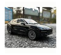 Classique Die Cast Modèle Modèle Voiture en Alliage pour Porsche Cayenne Turbo Coupé 2019 Modèle Voiture Fini Souvenir pour Adulte Échelle 1/18 Miniature De Collection(Black)