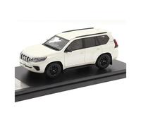 Classique Die Cast Modèle Modèle Voiture en Résine À L'échelle 1 43 pour La Collection Modèles Land Cruiser Prado TX L SUV 70e Génération 2021 Miniature De Collection(Land Prado WH)