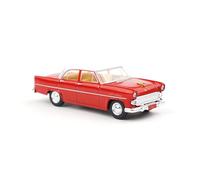 Classique Die Cast Modèle Modèle Voiture Miniature en Alliage Rouge Dongfeng CA71 Sedan Échelle 1/64 Jouet Adapté Aux Adolescents Et Aux Adultes Miniature De Collection
