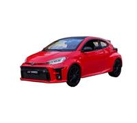 Classique Die Cast Modèle Modèle Voiture pour Toyota GR Yaris Blanc 1:24 Porte Ouverte Souvenir pour Adulte Classique Statique Collection Miniature De Collection(Red)