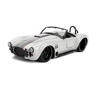 Classique Die Cast Modèle Modèles Voitures Compactes Portables Et Collection Alliage Moulé sous Pression pour Ford Shelby Cobra 427 S/C Gris 1:24 Miniature De Collection