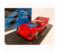 Classique Die Cast Modèle Porsche Koenig 962 C62 GER 1991 Modèle Voiture Sport Souvenir Classique Statique Collection pour Adultes Échelle 1/43 Miniature De Collection(Red)