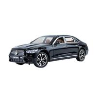 Classique Die Cast Modèle pour Mercedes Benz E300L E-cless Version Sportive Modèle Voiture Alliage Métal Moulé Pression Lumière Tirer L'arrière 1 24 Miniature De Collection(Noir)