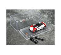 Classique Die Cast Modèle Réplique Voiture en Alliage Blanc McLaren 765LT 1:64 Idéale pour La Décoration Intérieure Et La Collection Véhicules Miniature De Collection
