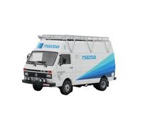 Classique Die Cast Modèle Véhicule De Service Logistique De L'équipe De Course Mazda Volkswagen LT 40 1990 Échelle 1:43 Blanc Miniature De Collection