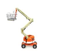 Classique Die Cast Modèle Véhicule De Travail Aérien en Alliage 1:87 Modèle De Voiture D'ingénierie Véhicule De Levage Télescopique Pliable Jouet Miniature De Collection