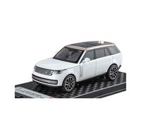 Classique Die Cast Modèle Véhicule Tout-Terrain en Alliage 1:32 pour Land Rover Range Rover Jouet Adapté Aux Adolescents Et Aux Adultes Miniature De Collection(White)