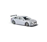 Classique Die Cast Modèle Voiture De Course Hongqi H5 Échelle 1/64 Gris Argenté Miniature Ornements Modèle Réduit De Voiture en Alliage Jouet Miniature De Collection