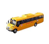 Classique Die Cast Modèle Voiture en Alliage Moulé À L'échelle 1:42 pour Autobus Scolaire Yutong S11 Modèle Classique Nostalgie Jaune Miniature De Collection