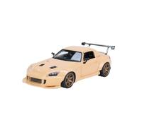 Classique Die Cast Modèle Voiture Jouet en Résine Jaune S2000 Modèle Édition Spéciale Échelle 1:64 Adaptée Aux Véhicules pour Jeunes Et Adultes Miniature De Collection