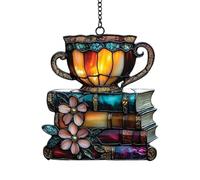 Classique Elegance Pape 2D Plat Acrylique Décoration de Jardin Floral Livre Thé Acrylique Ornement Vacances Décorations Fête pour la Maison