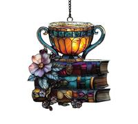 Classique Elegance Pape 2D Plat Acrylique Décoration de Jardin Floral Livre Thé Acrylique pour la Maison Vacances Décoration de Fête Ornement