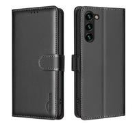 Classique Etui Pour Samsung Galaxy S22+ /S22 Plus 6.6"" Housse Portefeuille PU Cuir Etui Housse Noir
