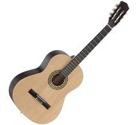 Classic Cantabile AS-851 Guitare Classique 7/8 Nature - Cordes en Nylon d'étude - Guitare de concert idéale pour débutants, enfants