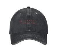 Classique L’été Que j’AI tourné Jolie Casquettes de Baseball Unisexes Ambiance de Plage Chapeaux en Denim en détresse Extérieur Course Golf Déstructuré Doux Casquette de Soleil Durable Confortable