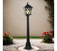 Classique Lumière de Plancher Extérieur en Anthracite Lampe Itinéraires Jardin