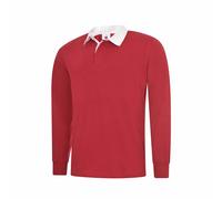 Classique Maillot Rugby Uneek Uni Manches Longues SPORTS Unisexe Casual Work Top