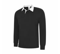 Classique Maillot Rugby Uneek Uni Manches Longues SPORTS Unisexe Casual Work Top