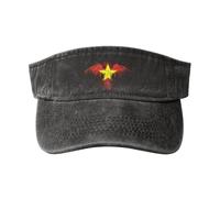 Classique Motorcycle Cap Drapeau du Vietnam D'Amérique Centrale Hip Pop Casquette Mode Casquette De Baseball pour Camping, Running, Homme