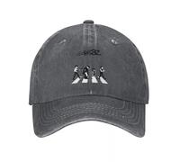 Classique Musique Groupe Gorillaz Unisexe Baseball Casquette des années 90 Rock en détresse Denim lavé Casquettes Chapeau Vintage extérieur été réglable Casquette de Soleil Polyvalent