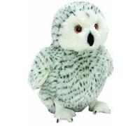 Classique neigeux hibou en peluche - taille moy…