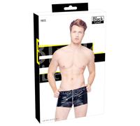 Classique Pantalon De Black Level Complet Dans Noir Lackglanz. Léger