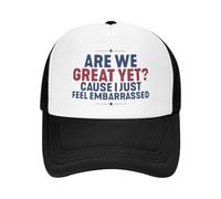 Classique personnalisé Sommes-Nous Encore Grands Parce Que Je me Sens Juste gêné Casquette de Baseball réglable Chapeau de Camionneur Protection Solaire Snapback Chapeaux
