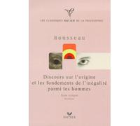 Classique philosophique : Discours sur l'origine et les fondements de l'inégalité parmi les hommes