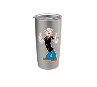 Classique Pop Eye Vintage Cartoon Thumbs Up Gobelet isotherme en acier inoxydable double paroi