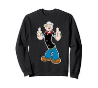 Classique Pop Eye Vintage Cartoon Thumbs Up Sweatshirt
