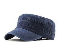 Classique Premium Casquette Style Militaire Armée Bas Profil Été 100% Coton Réglable Fiddler Chapeau Plaine Plat Casquette De Baseball Rétro
