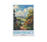 Classique Puzzle Adulte 1000 Pièces Paysage Puzzle en Papier，Eden Project Cornouailles，DIY Cadeaux De Noël Décor À La Maison（50x70cm）-M83