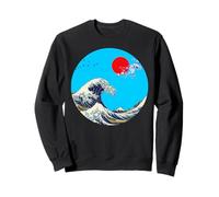 Classique Rétro La Grande Vague de Kanagawa Japonais Vintage Sweatshirt