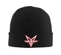 Classique Tombant en Inversé Rock Band Logo Bonnet en Tricot pour Femmes Hommes Tour du Monde Chaud Bonnets Tricotés Essentiel pour l’Automne et l’été
