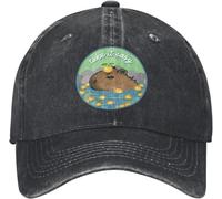 Classique Vintage Chill Capybara Take It Easy Casquette de Baseball Unisexe en détresse lavé Snapback Cap Mignon Animal en Plein Air Courant Soft Caps Chapeau