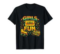 Classique Vintage Girls Just Wanna Have Fun 80s Throwback T-Shirt
