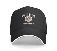 Classique Wien Vienne Österreich Autriche Drapeau Casquettes de Baseball d’été pour Hommes Adulte Femme Plage Coquette Chapeau Hip Hop Trucker Cap Polyvalent