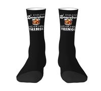 Classiques Homme Chaussettes, C'est ce que je fais, je bois du bourbon et je sais des choses, Socks Unisexe Chaussettes de Sports pour Courir Marche 40cm
