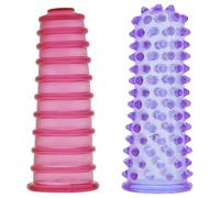 Classiques Intemporels - Ensemble de Bracelets Manchettes - 2 pcs (rose-violet)