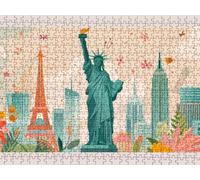 Classiques Puzzle Adultes 4000, Déesse De La Liberté LDYQS5-721 | Impossible Difficile Défi Puzzles, Jeux Éducatif Familiaux, avec Une Boîte D'emballage Exquise, Décoration Murale Cadeau